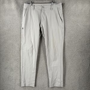 BYLT Everyday Pant 2.0 Stretch Performance Men’s XL Extra Large Light Gray 36x30